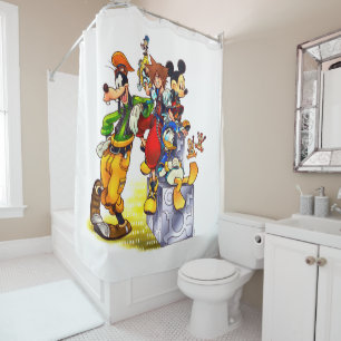 Rideaux De Douche Hearts du Royaume : codé  Art de la clé de groupe