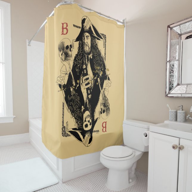 Rideaux De Douche Hector Barbossa - Chef De La Mer (En situation)