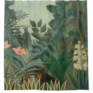 Rideaux De Douche Henri Rousseau La Jungle Équatoriale