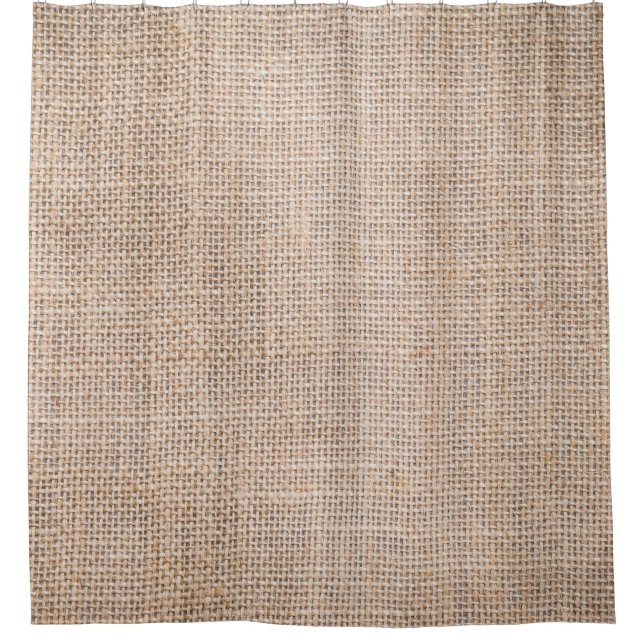Rideaux De Douche Hessian sac, tissé texture arrière - plan. (Devant)