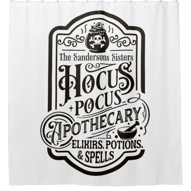 Rideaux De Douche Hocus Pocus (Devant)