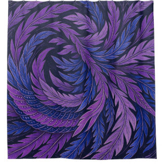 Rideaux De Douche Hokusai Phoenix Motif Japanese Art Shower Curtain