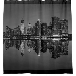 Rideaux De Douche Horizon de New York City Manhattan