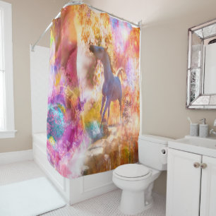 RIDEAUX DE DOUCHE HORSE ARABE "CENTAURI"