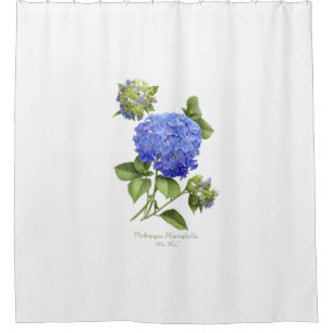 Rideaux De Douche Hortensias bleus