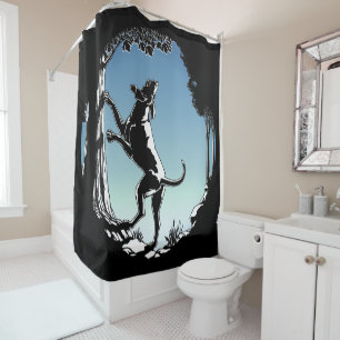 Rideaux De Douche Hound Dog Shower Curtain Dog
