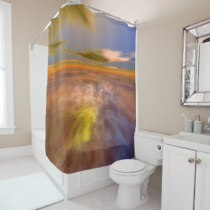 Rideaux De Douche HYPERION WORLD, ALIEN SEASCAPE SKY, NUAGES Sci-Fi