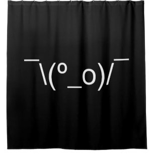 Rideaux De Douche I Dunno LOL\\(º_o)/° Emoticon Japonais Kaomoji