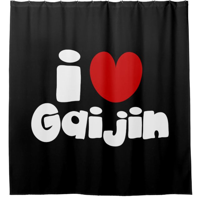 Rideaux De Douche i heart Gaijin (Devant)