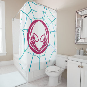 Rideaux De Douche Icône Fantôme-Araignée