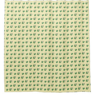 Rideaux De Douche Illustration d'une grenouille et d'une brindille
