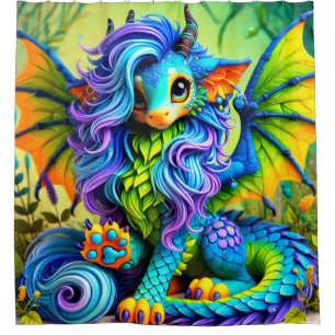 Rideaux De Douche Imaginaire Dragon