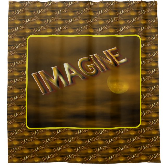 Rideaux De Douche Imagine Fantasy Sky Inspirational Pattern (Devant)