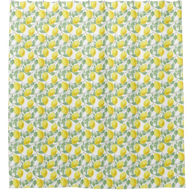 Rideaux De Douche Impression citron (Devant)