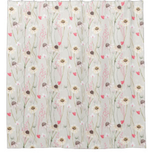 Rideaux De Douche Impression du pays du chalet de prairie