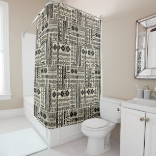 Rideaux De Douche Impression moderne de Mudcloth