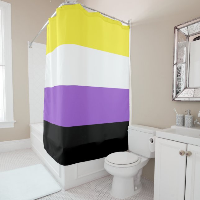 Rideaux De Douche Indicateur non binaire (En situation)