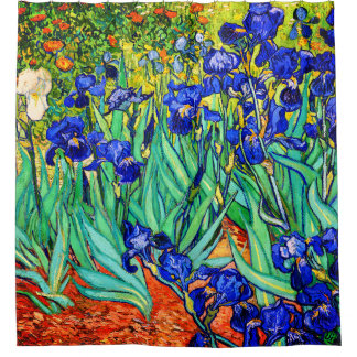 Rideaux De Douche Irises by Vincent Van Gogh