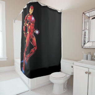 Rideaux De Douche Iron Man Assemblé