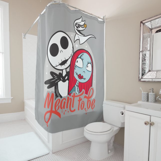 Rideaux De Douche Jack et Sally| Voulant être (En situation)
