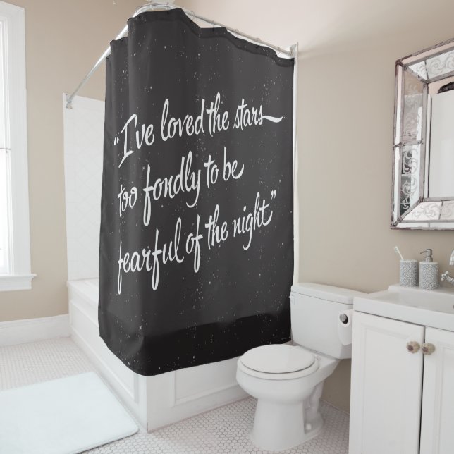 Rideaux De Douche J'ai aimé les étoiles (En situation)