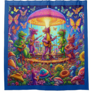 Rideaux De Douche Jam Dragon Band