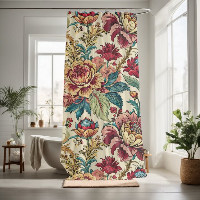 Rideaux De Douche Jardin fleuri décoratif attirant l'oeil (Créateur téléchargé)
