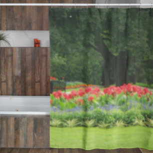 Rideaux De Douche Jardin pittoresque