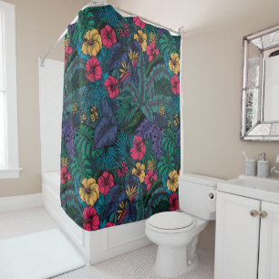 Rideaux De Douche Jardin tropical