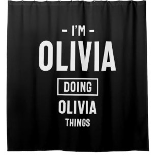 Rideaux De Douche Je suis Olivia Doing Olivia Things T-Shirt novelty