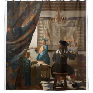 Rideaux De Douche Johannes Vermeer - L'Art De La Peinture