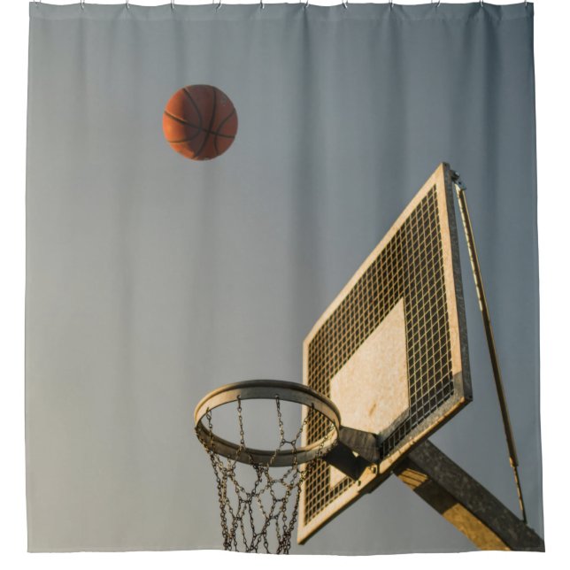 Rideaux De Douche Joli cadeau de basket-ball (Devant)