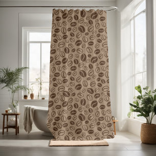 Rideaux De Douche Joli café décoratif