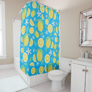 Rideaux De Douche Joli Citrons Fruit Citrus