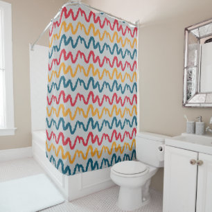 Rideaux De Douche Joli Motif Abstrait