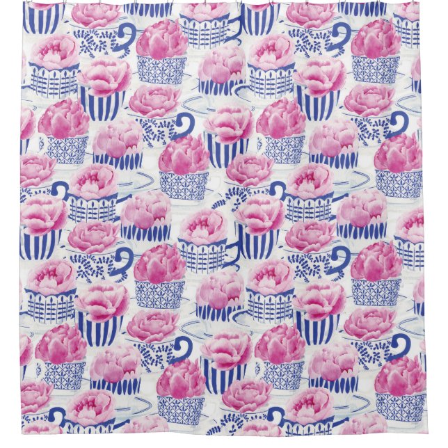 Rideaux De Douche Joli Thé (Devant)