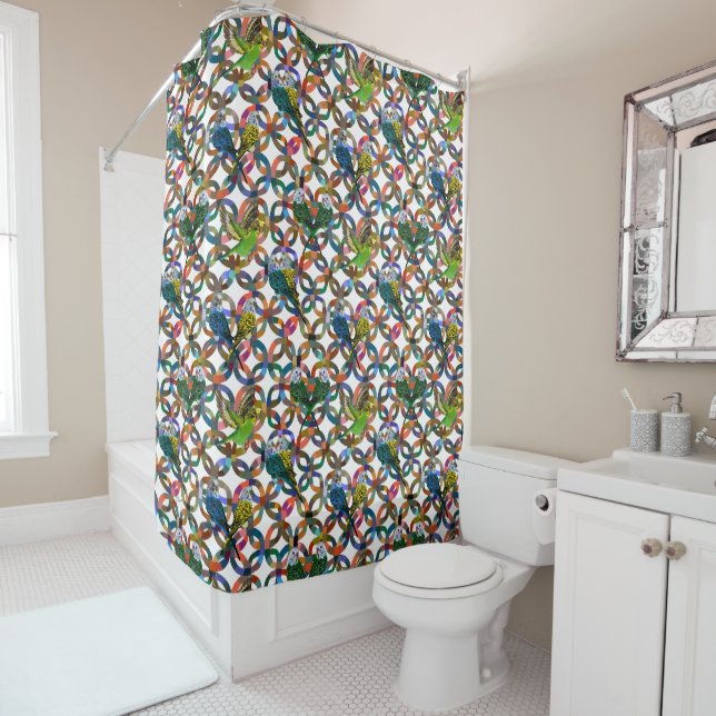 Rideaux De Douche Jolies filles (En situation)