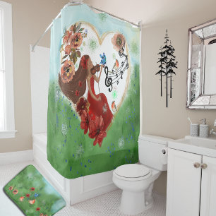 Rideaux De Douche Jouer un violon