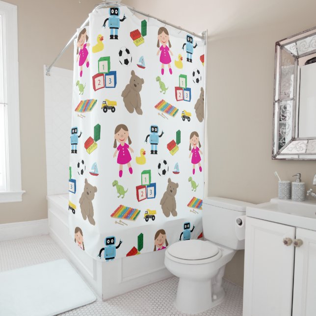 Rideaux De Douche Jouets pour enfants Motif (En situation)