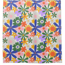 Joyeuse explosion de fleurs de couleur primaires