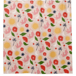 Rideaux De Douche Jungle céleste