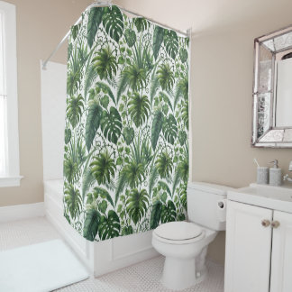 Rideaux De Douche Jungle Tropical
