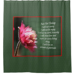 Rideaux De Douche Juste Pour Aujourd'Hui Inspirationnel Floral