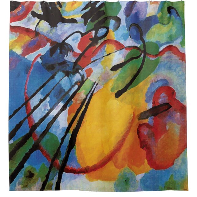 Rideaux De Douche Kandinsky - Improvisation 26 (Rameurs) (Devant)