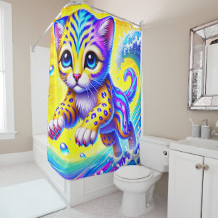 Rideaux De Douche Kitten Art