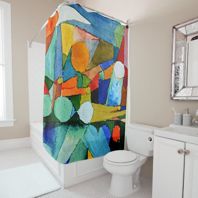Rideaux De Douche Klee - Couleurs (En situation)