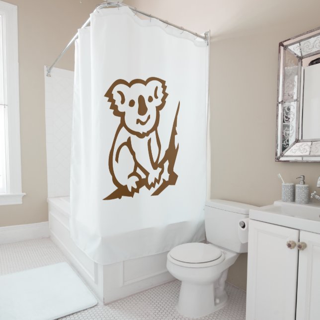 Rideaux De Douche Koala (En situation)