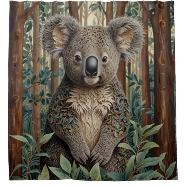 Rideaux De Douche Koala Bear (Devant)