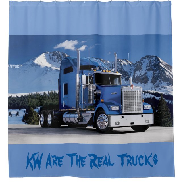 Rideaux De Douche KW Sont Les Véritables Camions (Devant)