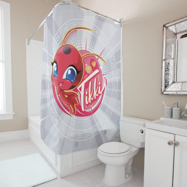 Rideaux De Douche Kwami Tikki (En situation)